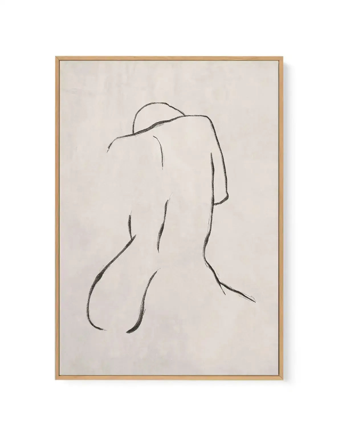 Female Form in Terra | Framed Canvas-CANVAS-You can shop wall art online with Olive et Oriel for everything from abstract art to fun kids wall art. Our beautiful modern art prints and canvas art are available from large canvas prints to wall art paintings and our proudly Australian artwork collection offers only the highest quality framed large wall art and canvas art Australia - You can buy fashion photography prints or Hampton print posters and paintings on canvas from Olive et Oriel and have 