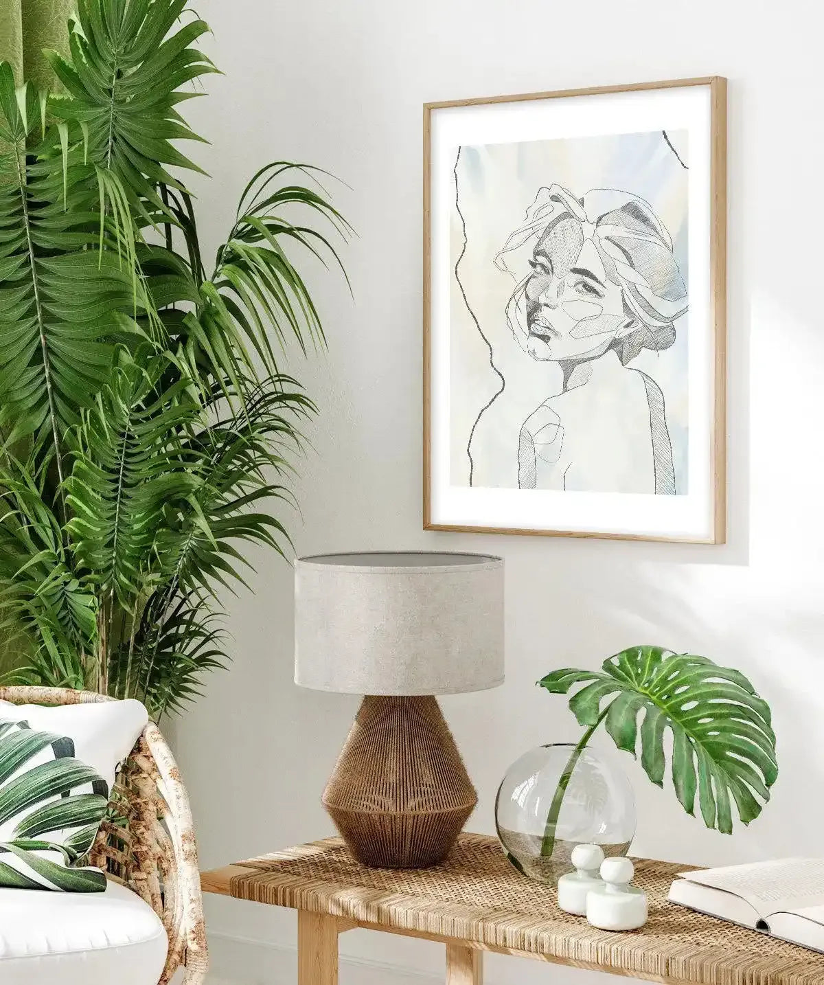 Femme en Lignes II Art Print-PRINT-Olive et Oriel-Olive et Oriel-Buy-Australian-Art-Prints-Online-with-Olive-et-Oriel-Your-Artwork-Specialists-Austrailia-Decorate-With-Coastal-Photo-Wall-Art-Prints-From-Our-Beach-House-Artwork-Collection-Fine-Poster-and-Framed-Artwork