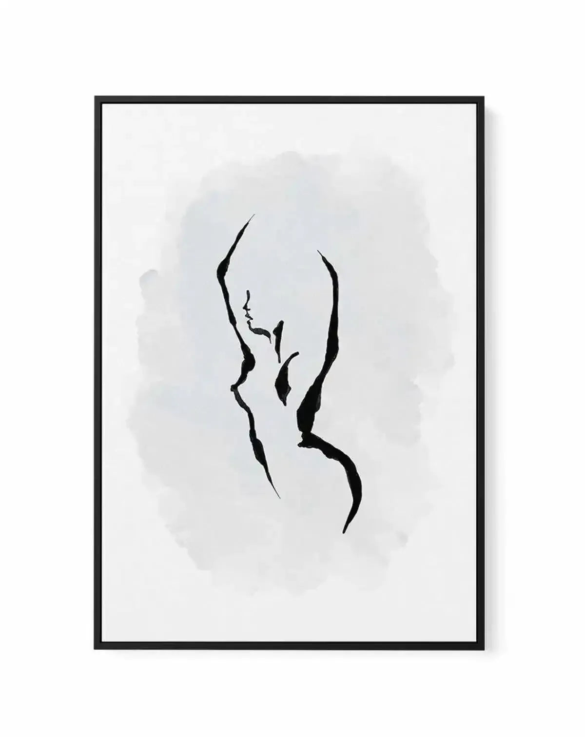 Femme in Periwinkle Blue | Framed Canvas-CANVAS-You can shop wall art online with Olive et Oriel for everything from abstract art to fun kids wall art. Our beautiful modern art prints and canvas art are available from large canvas prints to wall art paintings and our proudly Australian artwork collection offers only the highest quality framed large wall art and canvas art Australia - You can buy fashion photography prints or Hampton print posters and paintings on canvas from Olive et Oriel and h