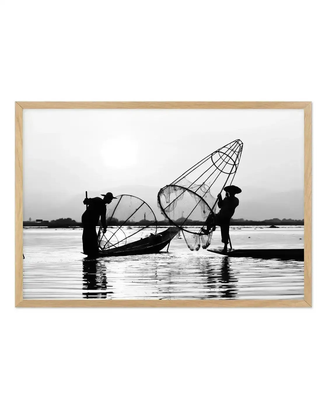 Fisherman II Art Print-PRINT-Olive et Oriel-Olive et Oriel-A5 | 5.8" x 8.3" | 14.8 x 21cm-Oak-With White Border-Buy-Australian-Art-Prints-Online-with-Olive-et-Oriel-Your-Artwork-Specialists-Austrailia-Decorate-With-Coastal-Photo-Wall-Art-Prints-From-Our-Beach-House-Artwork-Collection-Fine-Poster-and-Framed-Artwork