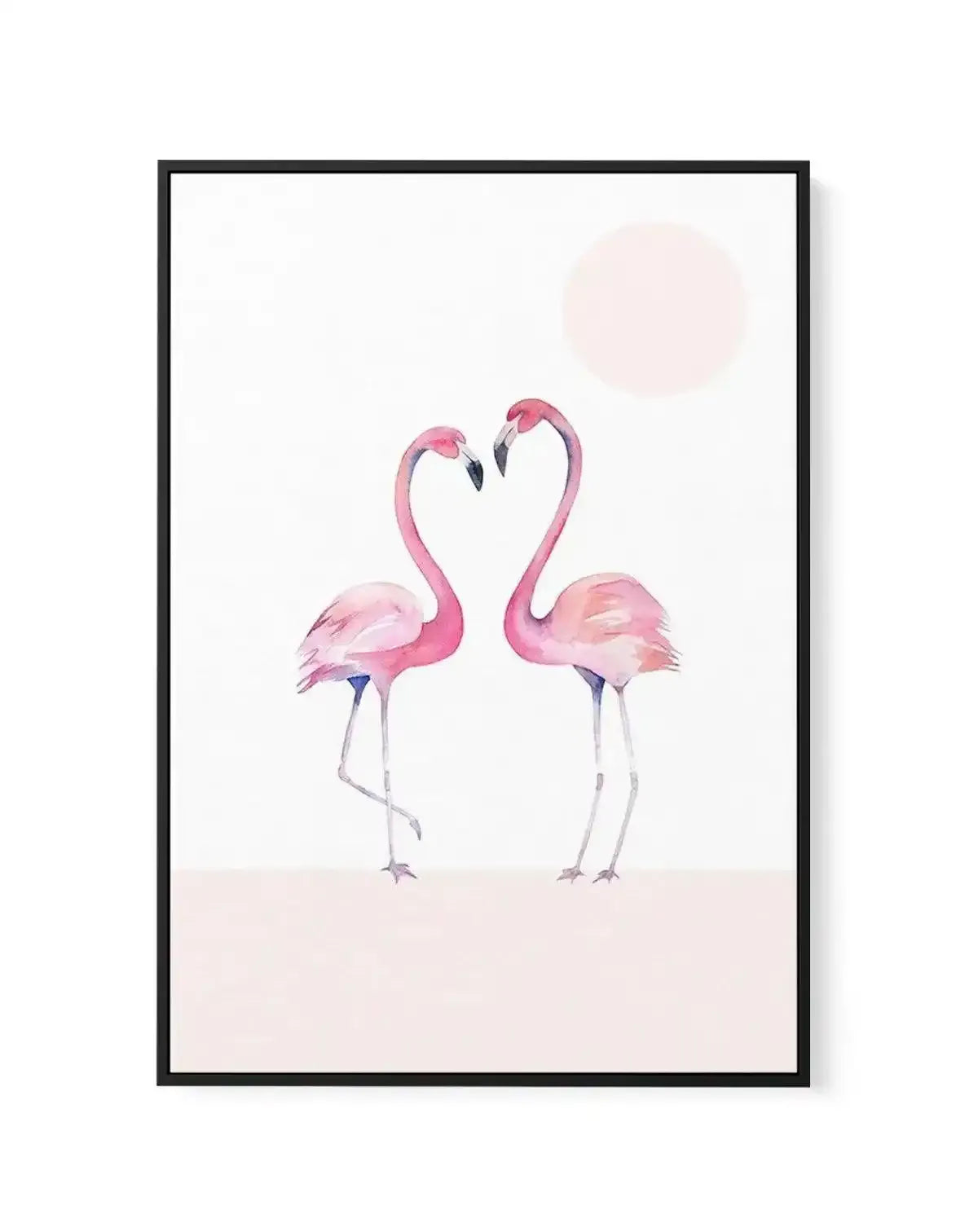 Flamingo I | Framed Canvas-CANVAS-You can shop wall art online with Olive et Oriel for everything from abstract art to fun kids wall art. Our beautiful modern art prints and canvas art are available from large canvas prints to wall art paintings and our proudly Australian artwork collection offers only the highest quality framed large wall art and canvas art Australia - You can buy fashion photography prints or Hampton print posters and paintings on canvas from Olive et Oriel and have them deliv