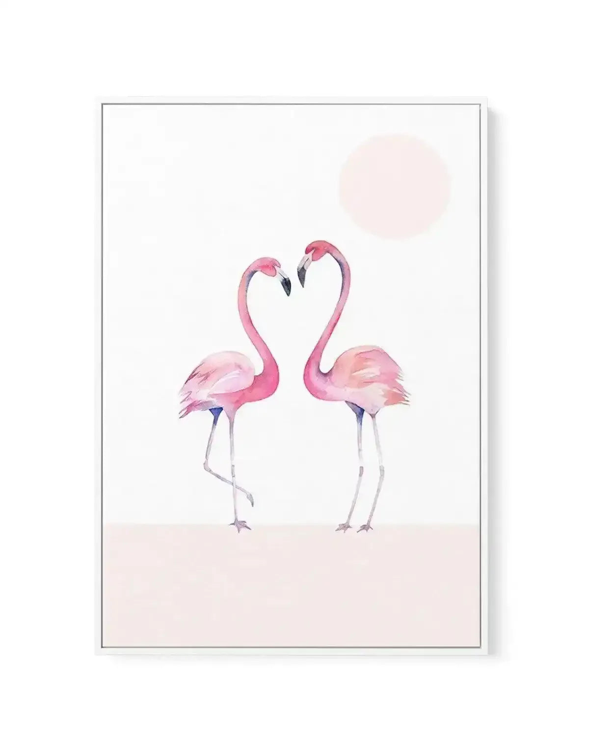 Flamingo I | Framed Canvas-CANVAS-You can shop wall art online with Olive et Oriel for everything from abstract art to fun kids wall art. Our beautiful modern art prints and canvas art are available from large canvas prints to wall art paintings and our proudly Australian artwork collection offers only the highest quality framed large wall art and canvas art Australia - You can buy fashion photography prints or Hampton print posters and paintings on canvas from Olive et Oriel and have them deliv
