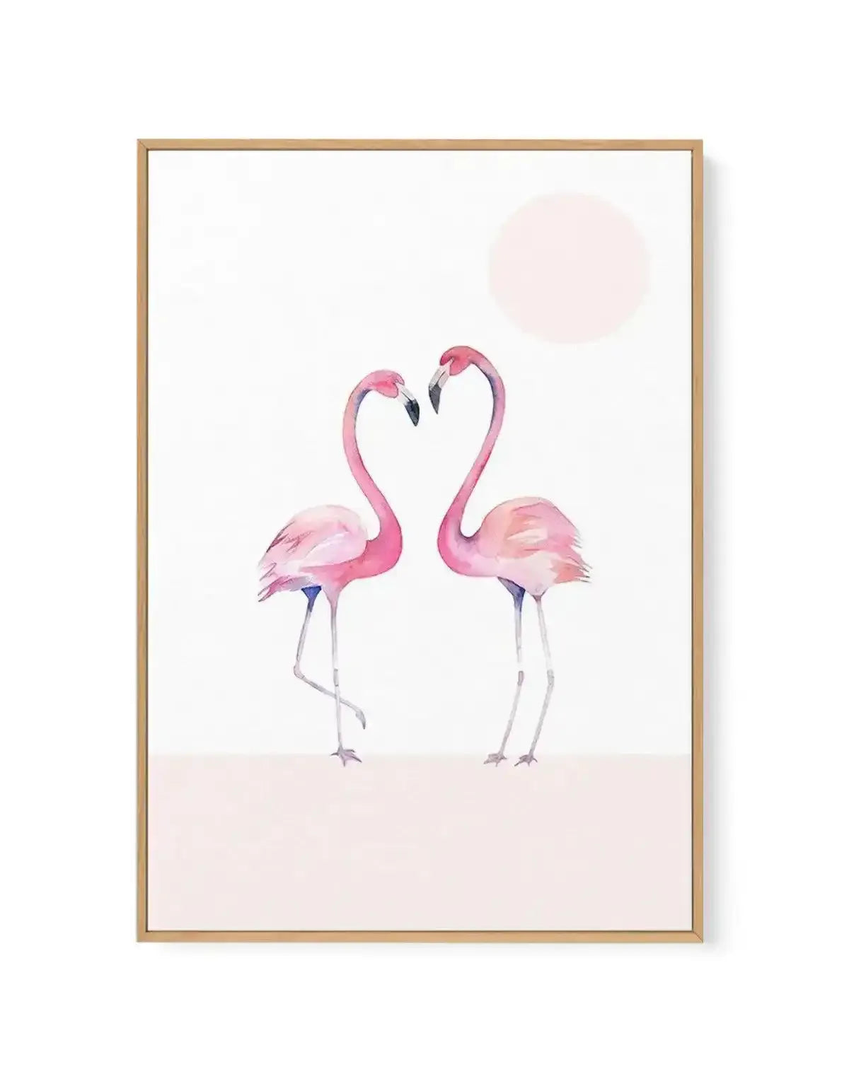 Flamingo I | Framed Canvas-CANVAS-You can shop wall art online with Olive et Oriel for everything from abstract art to fun kids wall art. Our beautiful modern art prints and canvas art are available from large canvas prints to wall art paintings and our proudly Australian artwork collection offers only the highest quality framed large wall art and canvas art Australia - You can buy fashion photography prints or Hampton print posters and paintings on canvas from Olive et Oriel and have them deliv