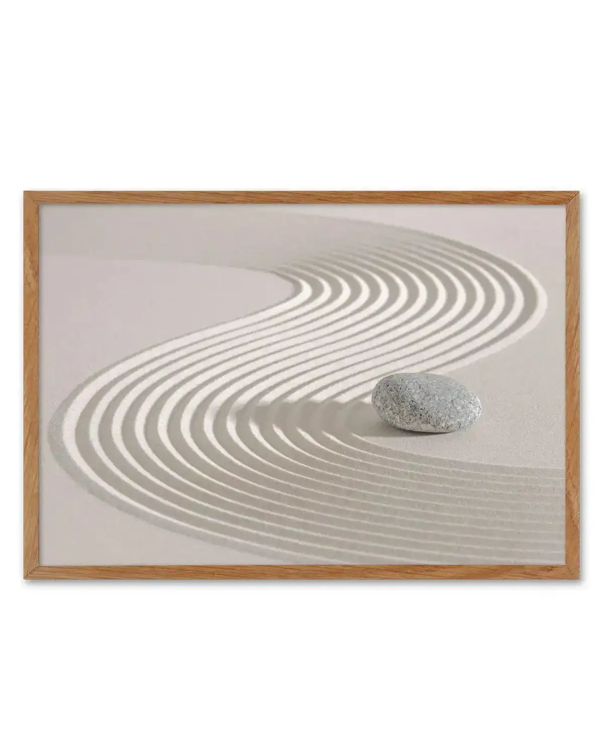 Flow I Art Print-PRINT-Olive et Oriel-Olive et Oriel-50x70 cm | 19.6" x 27.5"-Walnut-With White Border-Buy-Australian-Art-Prints-Online-with-Olive-et-Oriel-Your-Artwork-Specialists-Austrailia-Decorate-With-Coastal-Photo-Wall-Art-Prints-From-Our-Beach-House-Artwork-Collection-Fine-Poster-and-Framed-Artwork