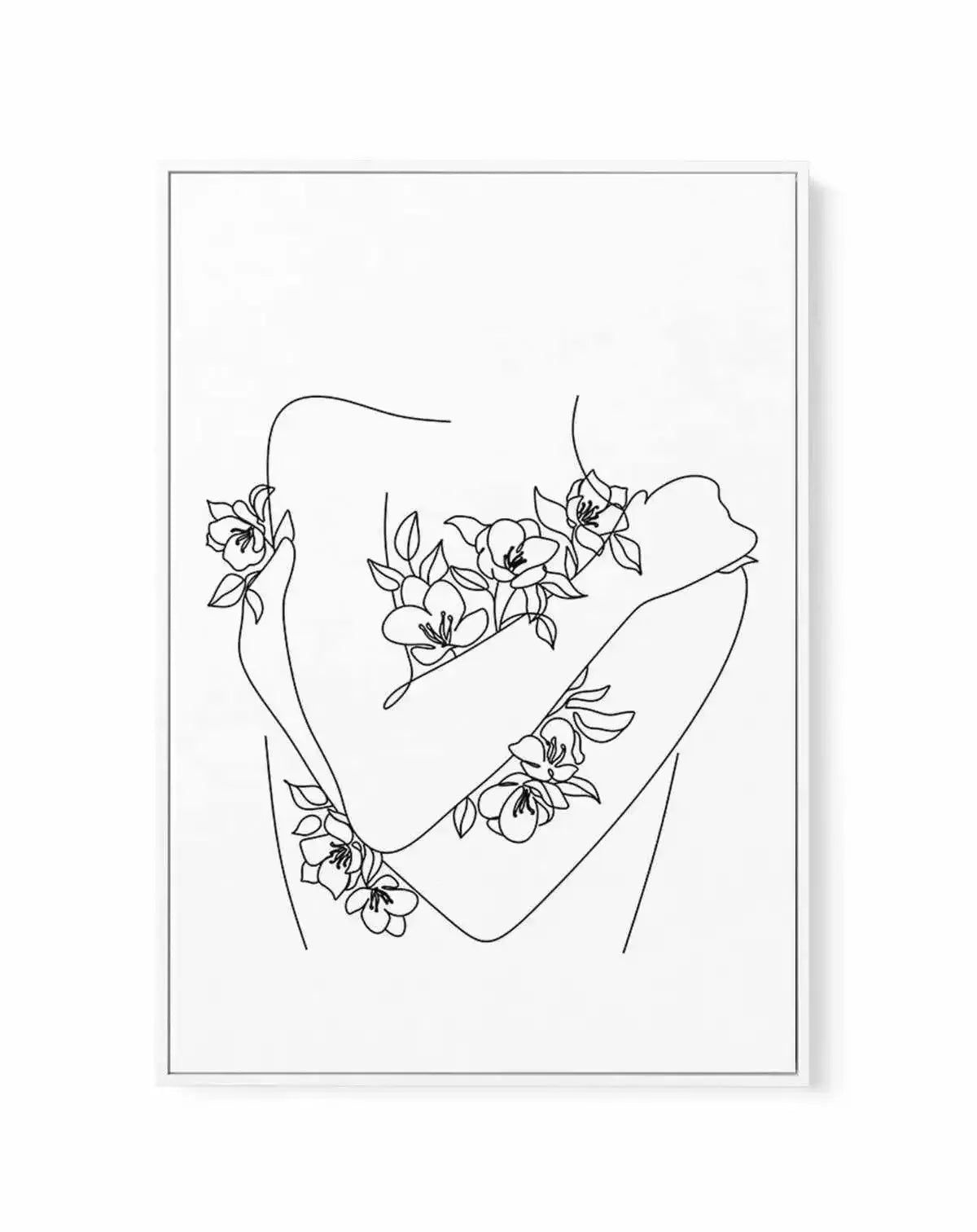 Flower Girl | Framed Canvas-CANVAS-You can shop wall art online with Olive et Oriel for everything from abstract art to fun kids wall art. Our beautiful modern art prints and canvas art are available from large canvas prints to wall art paintings and our proudly Australian artwork collection offers only the highest quality framed large wall art and canvas art Australia - You can buy fashion photography prints or Hampton print posters and paintings on canvas from Olive et Oriel and have them deli