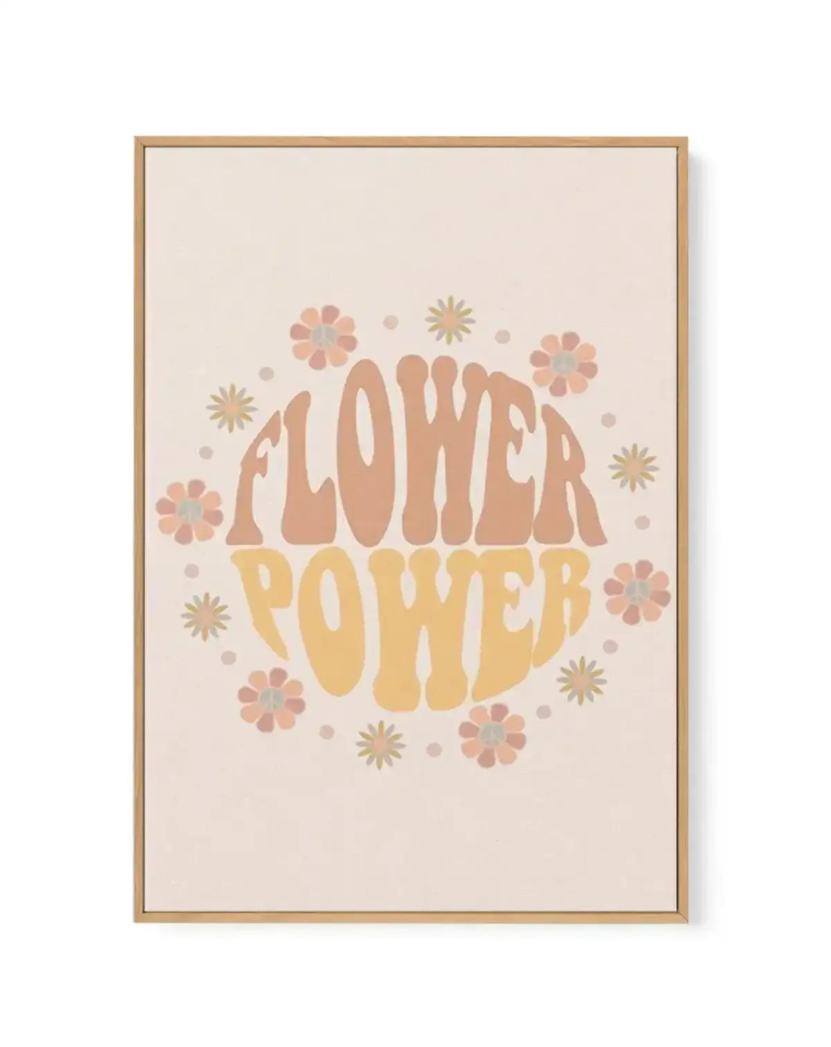 Flower Power | Framed Canvas-CANVAS-You can shop wall art online with Olive et Oriel for everything from abstract art to fun kids wall art. Our beautiful modern art prints and canvas art are available from large canvas prints to wall art paintings and our proudly Australian artwork collection offers only the highest quality framed large wall art and canvas art Australia - You can buy fashion photography prints or Hampton print posters and paintings on canvas from Olive et Oriel and have them del