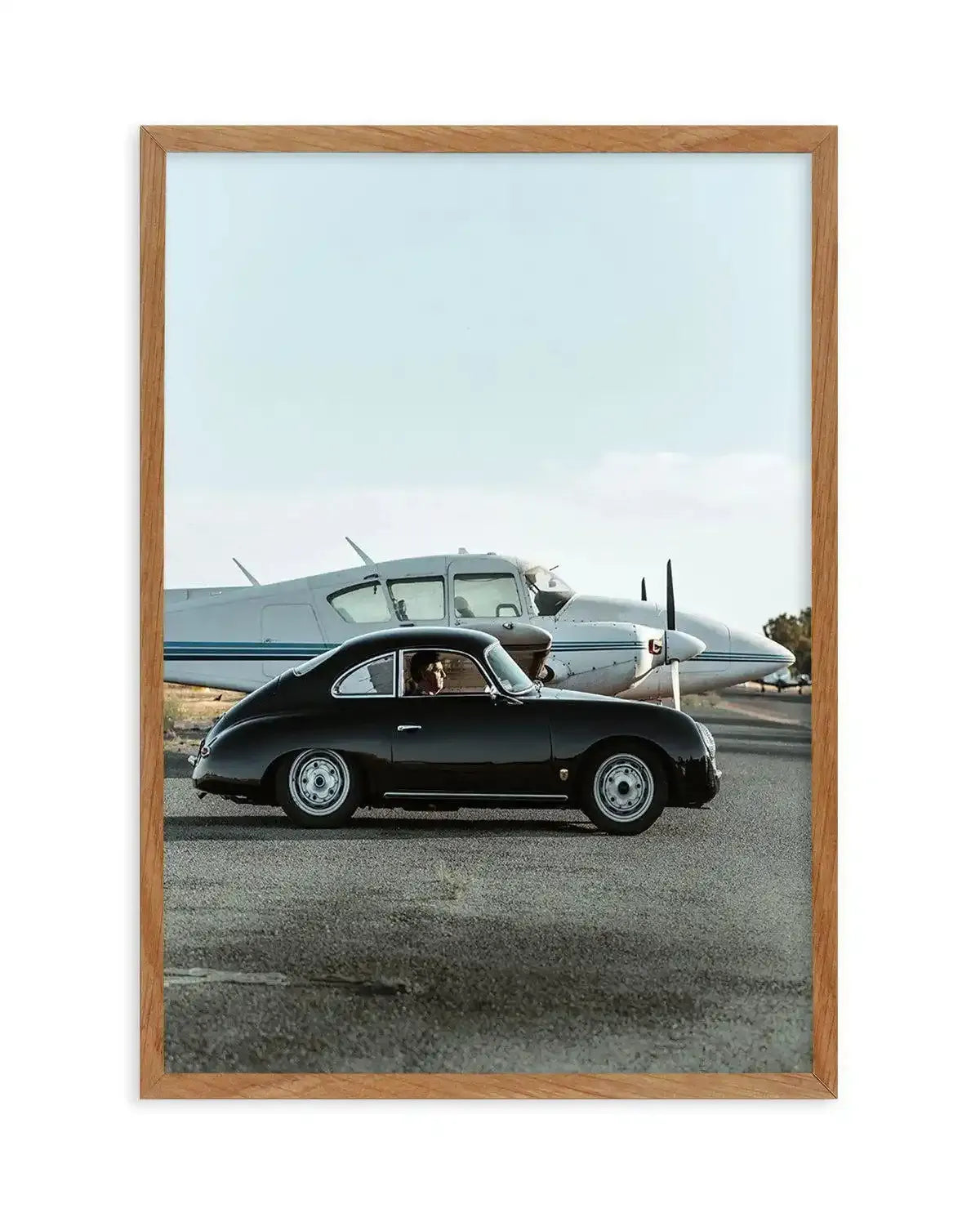 Fly With Pam By Tim Harris Art Print-PRINT-Olive et Oriel-Tim Harris-50x70 cm | 19.6" x 27.5"-Walnut-With White Border-Buy-Australian-Art-Prints-Online-with-Olive-et-Oriel-Your-Artwork-Specialists-Austrailia-Decorate-With-Coastal-Photo-Wall-Art-Prints-From-Our-Beach-House-Artwork-Collection-Fine-Poster-and-Framed-Artwork