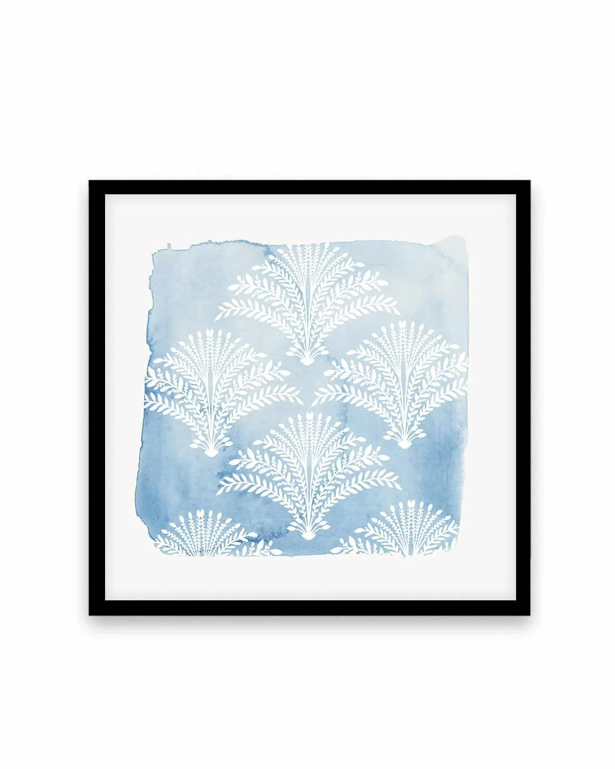 Following Blue Art Print from Olive et Oriel where you can shop wallpaper and artworks online