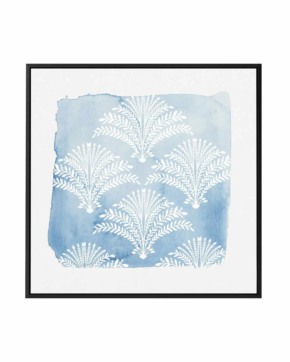 Following Blue | Framed Canvas Art Print from Olive et Oriel where you can shop wallpaper and artworks online