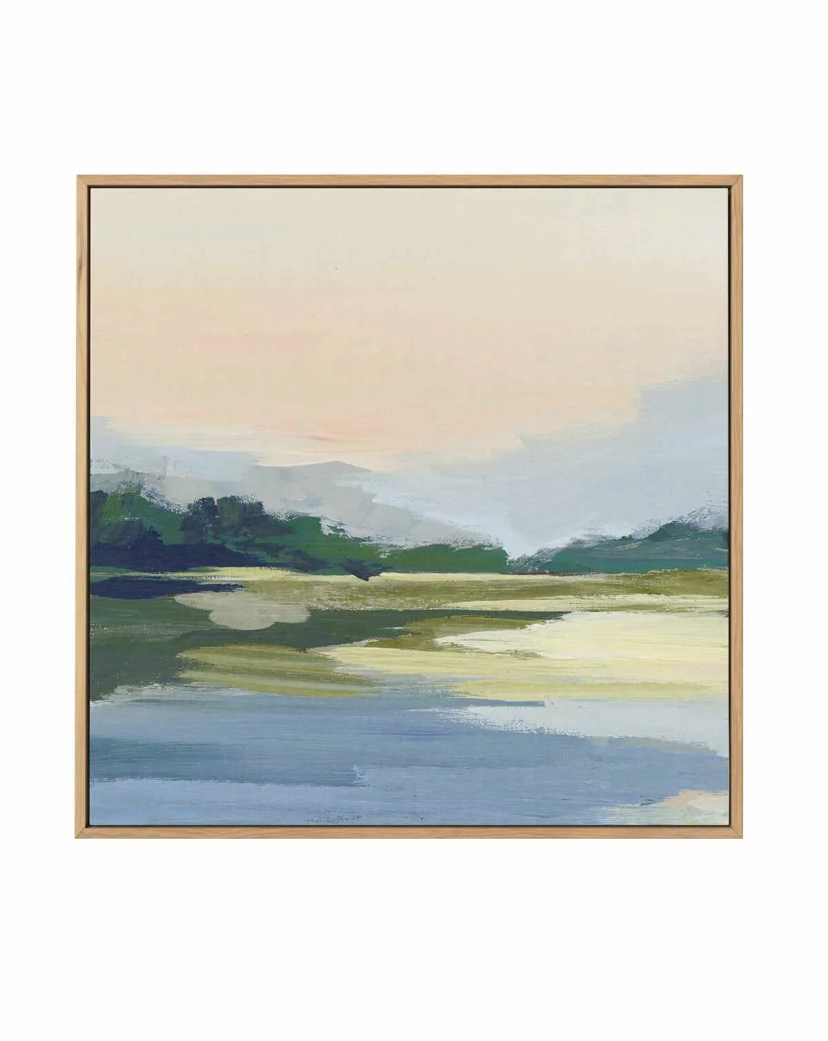 Forest Sunset View I | Framed Canvas Art Print from Olive et Oriel where you can shop wallpaper and artworks online