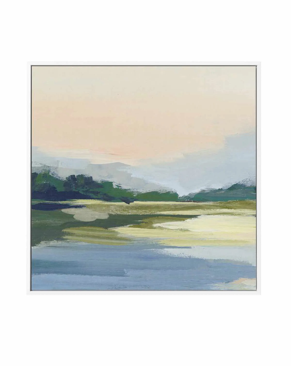 Forest Sunset View I | Framed Canvas Art Print from Olive et Oriel where you can shop wallpaper and artworks online