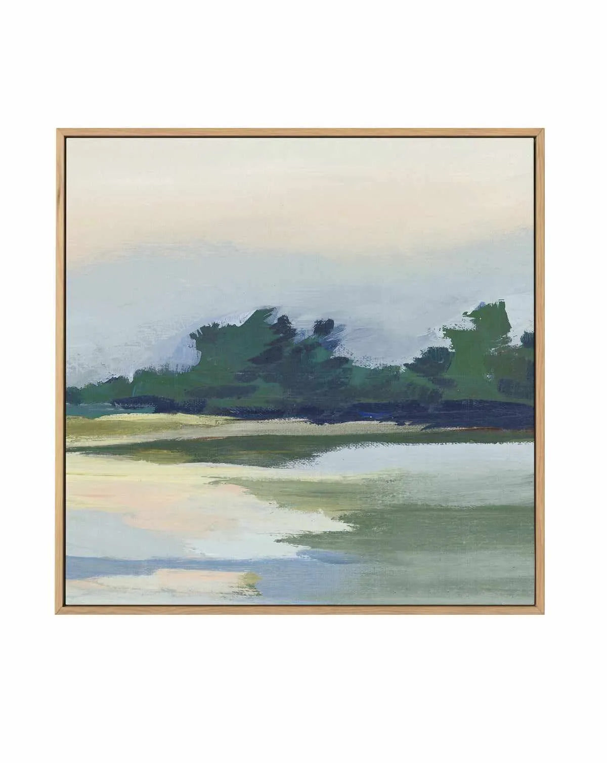 Forest Sunset View II | Framed Canvas Art Print from Olive et Oriel where you can shop wallpaper and artworks online