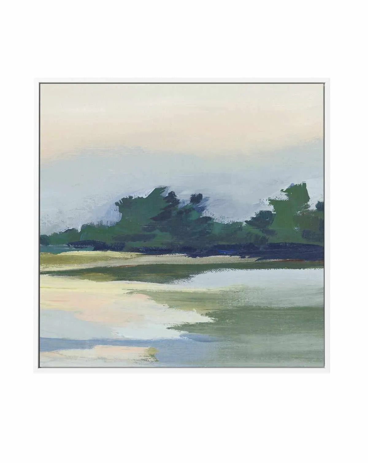 Forest Sunset View II | Framed Canvas Art Print from Olive et Oriel where you can shop wallpaper and artworks online