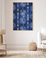 Formation Blue I | Framed Canvas Art Print