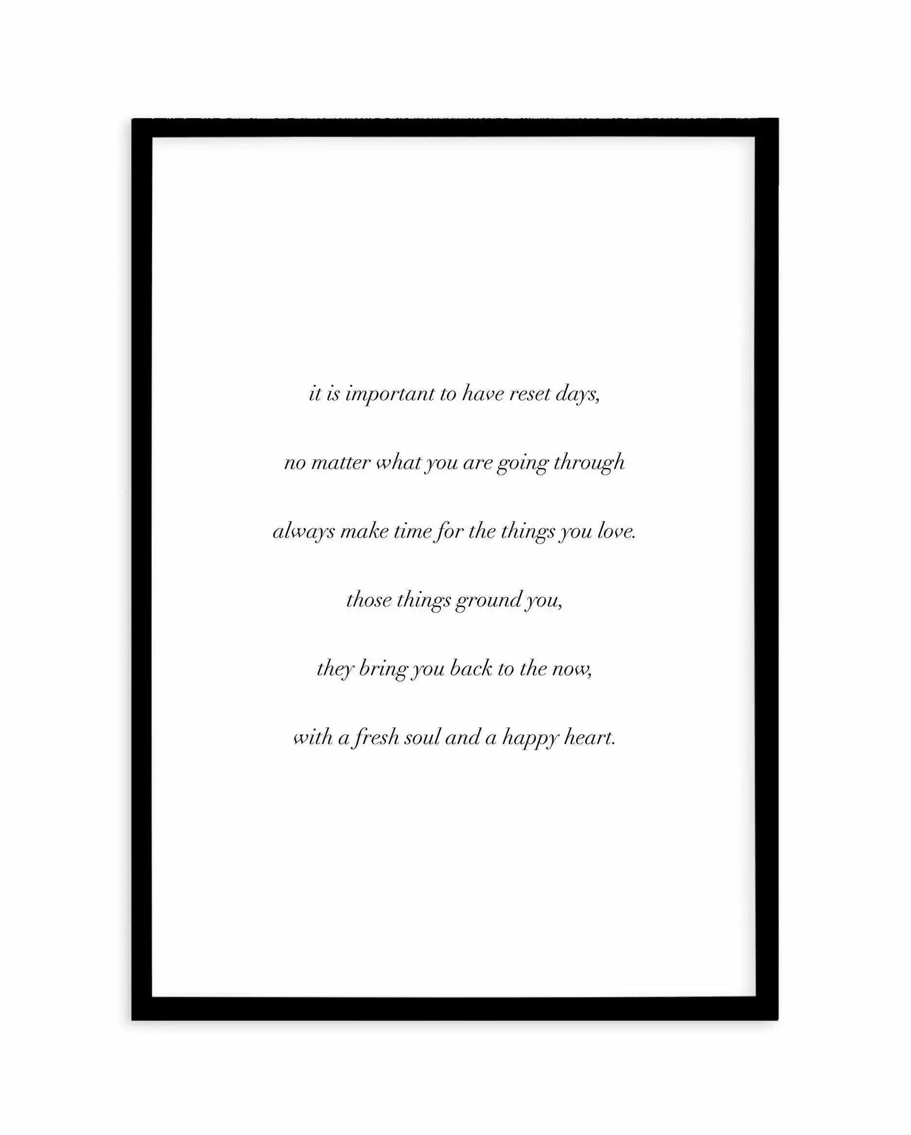 Fresh Soul & Happy Heart Art Print-PRINT-Olive et Oriel-Olive et Oriel-A4 | 8.3" x 11.7" | 21 x 29.7cm-Black-With White Border-Buy-Australian-Art-Prints-Online-with-Olive-et-Oriel-Your-Artwork-Specialists-Austrailia-Decorate-With-Coastal-Photo-Wall-Art-Prints-From-Our-Beach-House-Artwork-Collection-Fine-Poster-and-Framed-Artwork