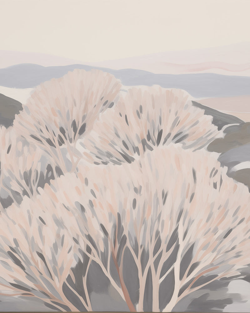 Gilded Valley Wallpaper Mural from Olive et Oriel where you can shop wallpaper and artworks online