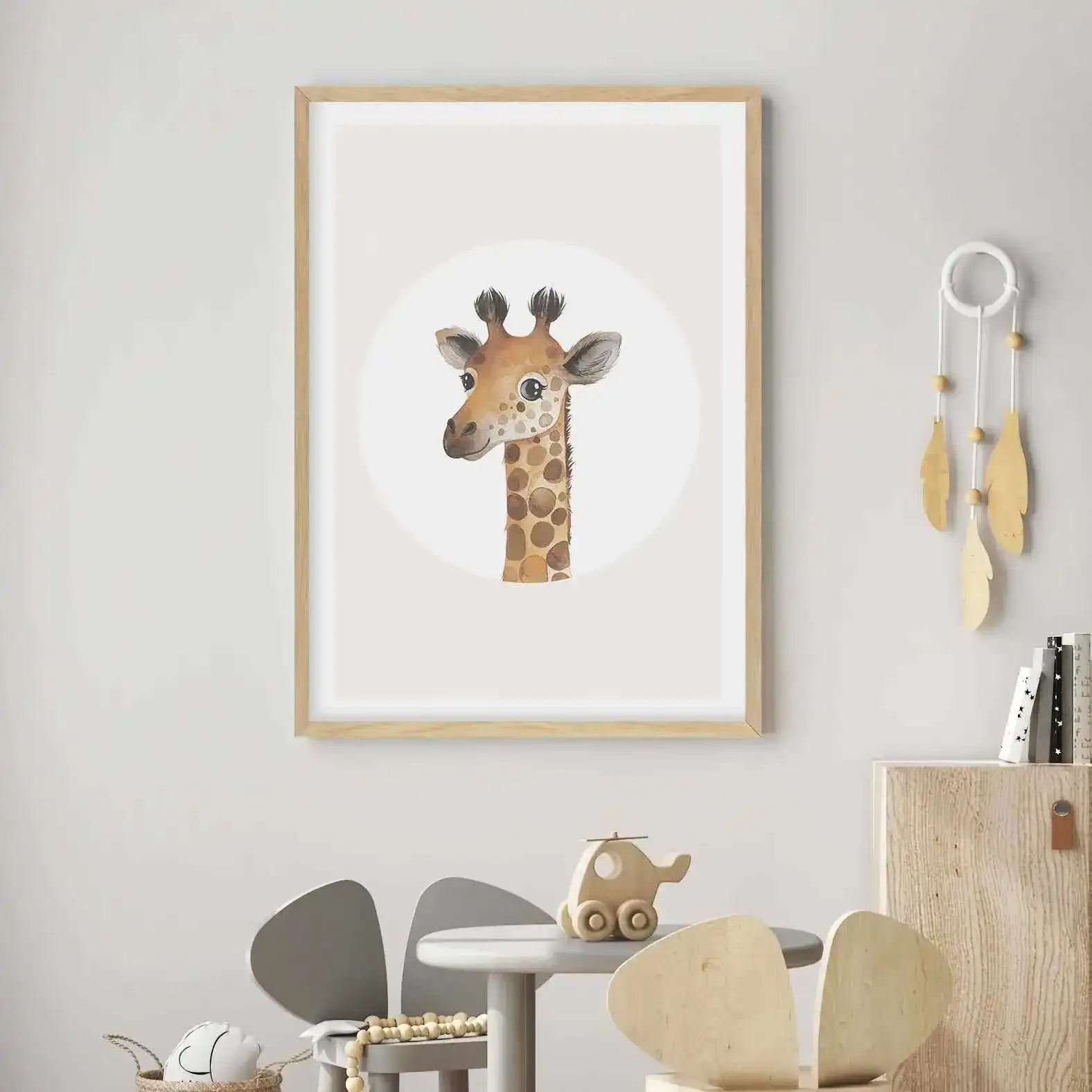 Giraffe Art Print-PRINT-Olive et Oriel-Olive et Oriel-Buy-Australian-Art-Prints-Online-with-Olive-et-Oriel-Your-Artwork-Specialists-Austrailia-Decorate-With-Coastal-Photo-Wall-Art-Prints-From-Our-Beach-House-Artwork-Collection-Fine-Poster-and-Framed-Artwork