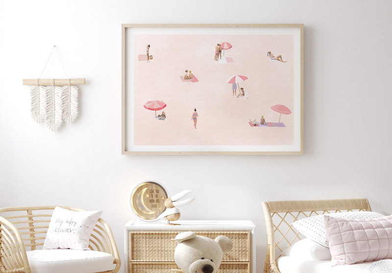 Buy Girls Bedroom Wall Art Prints Australia with Olive et Oriel