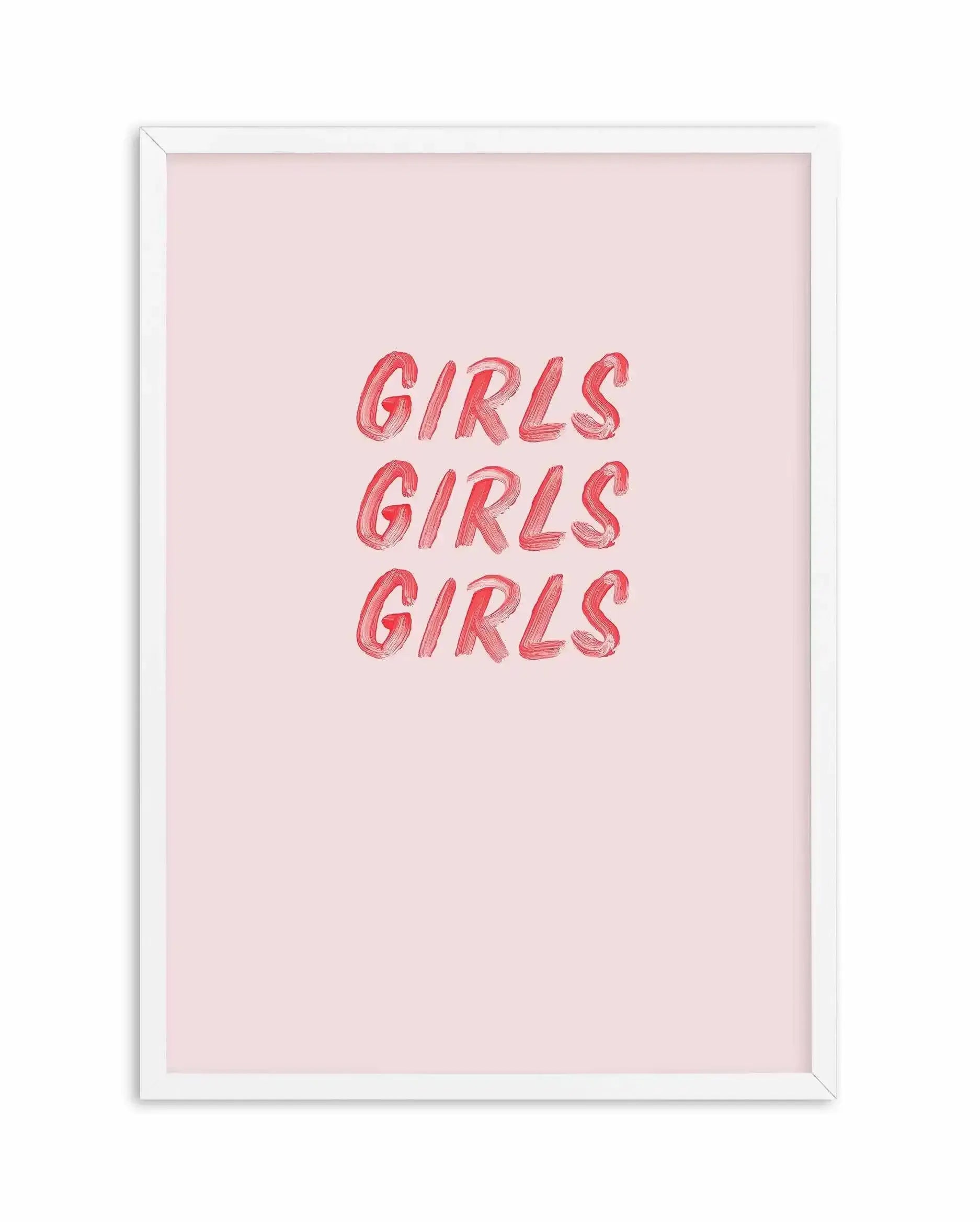 Girls Girls Girls Art Print-PRINT-Olive et Oriel-Olive et Oriel-A5 | 5.8" x 8.3" | 14.8 x 21cm-White-With White Border-Buy-Australian-Art-Prints-Online-with-Olive-et-Oriel-Your-Artwork-Specialists-Austrailia-Decorate-With-Coastal-Photo-Wall-Art-Prints-From-Our-Beach-House-Artwork-Collection-Fine-Poster-and-Framed-Artwork