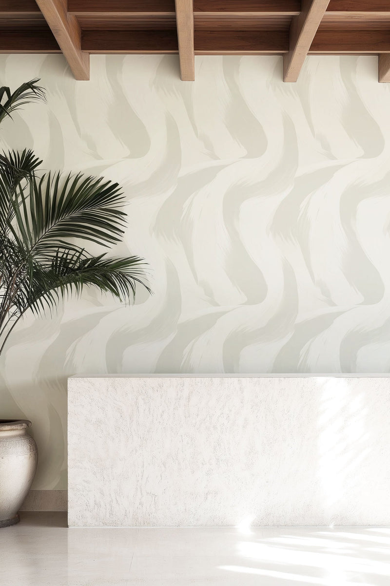 Glacial Flow Commercial Vinyl Wallpaper-Commercial Wallcoverings-Olive et Oriel-Luxury commercial-grade embossed and textured vinyl wallcovering durable fire-rated washable stain-resistant and customizable perfect for hotels offices retail childcare healthcare and hospital spaces vinyl wallpaper