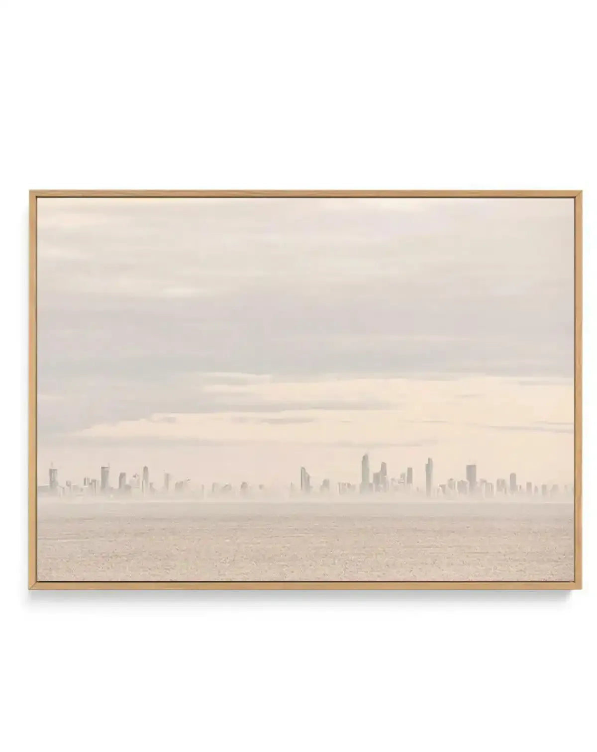 Gold Coast Haze | Framed Canvas-CANVAS-You can shop wall art online with Olive et Oriel for everything from abstract art to fun kids wall art. Our beautiful modern art prints and canvas art are available from large canvas prints to wall art paintings and our proudly Australian artwork collection offers only the highest quality framed large wall art and canvas art Australia - You can buy fashion photography prints or Hampton print posters and paintings on canvas from Olive et Oriel and have them 