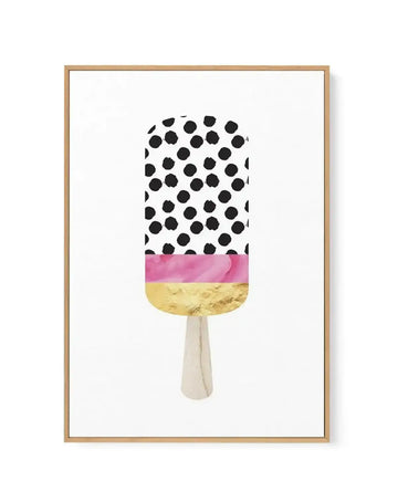 Gold Paddle Pop | Framed Canvas-CANVAS-You can shop wall art online with Olive et Oriel for everything from abstract art to fun kids wall art. Our beautiful modern art prints and canvas art are available from large canvas prints to wall art paintings and our proudly Australian artwork collection offers only the highest quality framed large wall art and canvas art Australia - You can buy fashion photography prints or Hampton print posters and paintings on canvas from Olive et Oriel and have them 