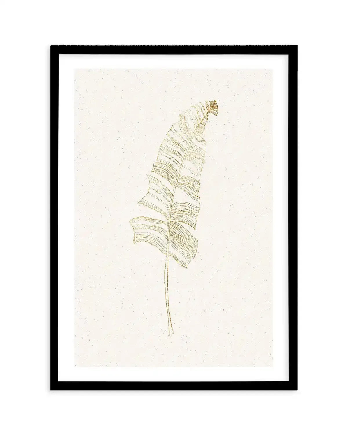Gold Palm I Art Print-PRINT-Olive et Oriel-Olive et Oriel-A5 | 5.8" x 8.3" | 14.8 x 21cm-Black-With White Border-Buy-Australian-Art-Prints-Online-with-Olive-et-Oriel-Your-Artwork-Specialists-Austrailia-Decorate-With-Coastal-Photo-Wall-Art-Prints-From-Our-Beach-House-Artwork-Collection-Fine-Poster-and-Framed-Artwork