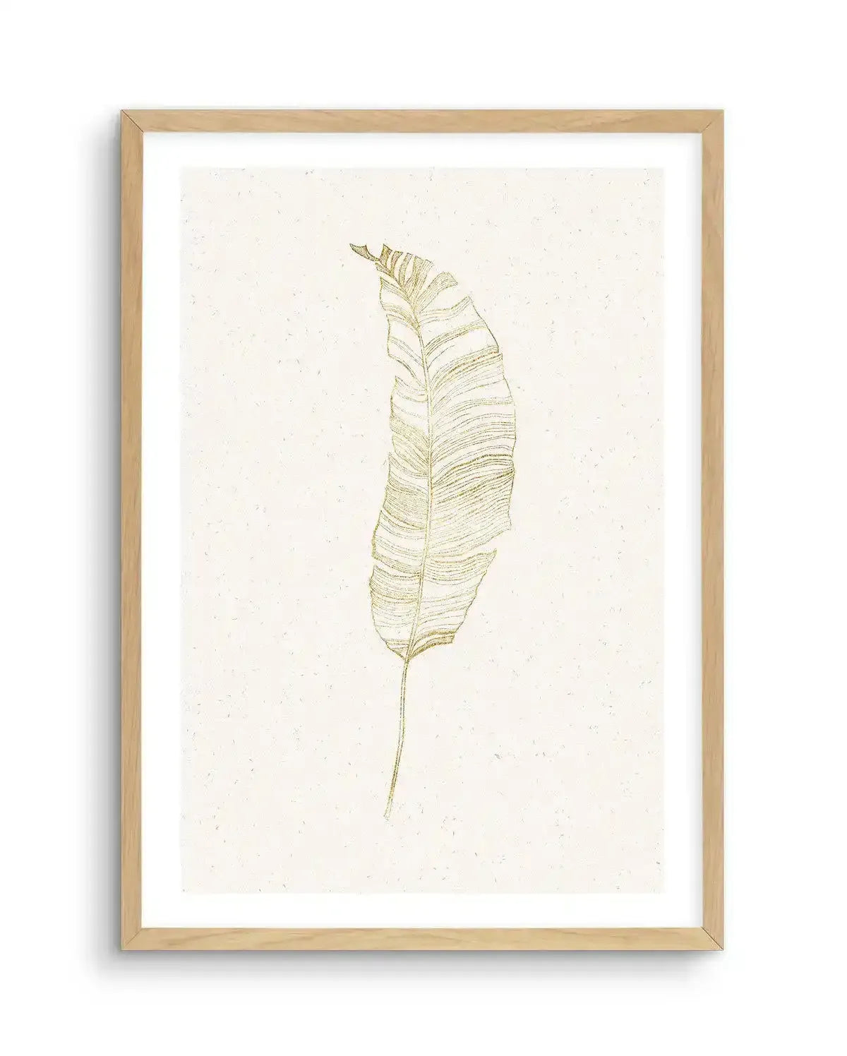 Gold Palm II Art Print-PRINT-Olive et Oriel-Olive et Oriel-A5 | 5.8" x 8.3" | 14.8 x 21cm-Oak-With White Border-Buy-Australian-Art-Prints-Online-with-Olive-et-Oriel-Your-Artwork-Specialists-Austrailia-Decorate-With-Coastal-Photo-Wall-Art-Prints-From-Our-Beach-House-Artwork-Collection-Fine-Poster-and-Framed-Artwork