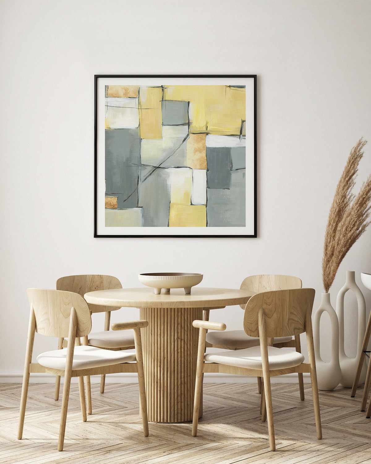 Golden Abstract I Art Print