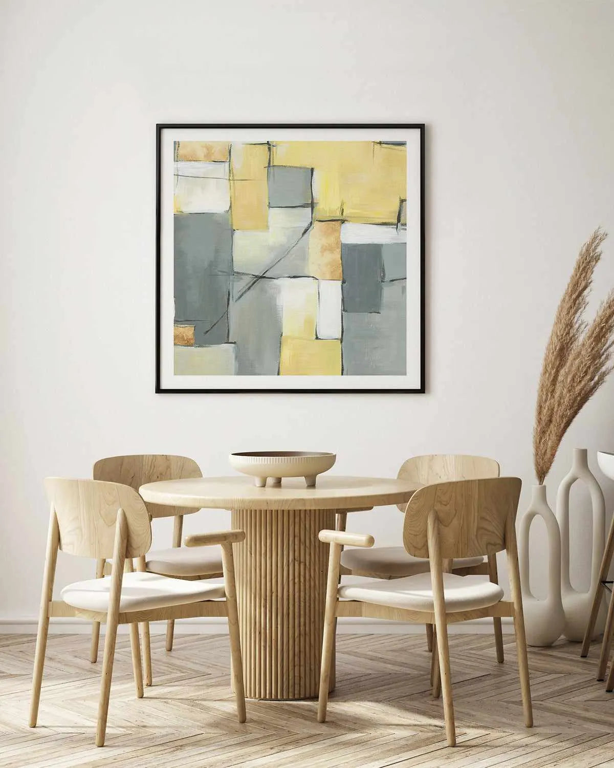 Golden Abstract I Art Print from Olive et Oriel where you can shop wallpaper and artworks online