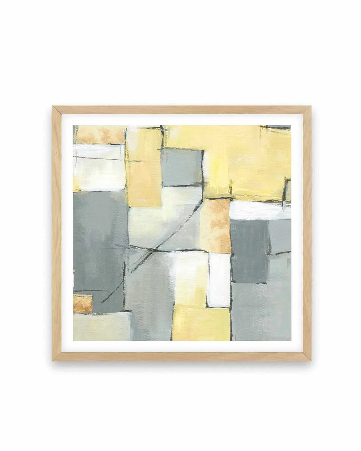 Golden Abstract I Art Print from Olive et Oriel where you can shop wallpaper and artworks online