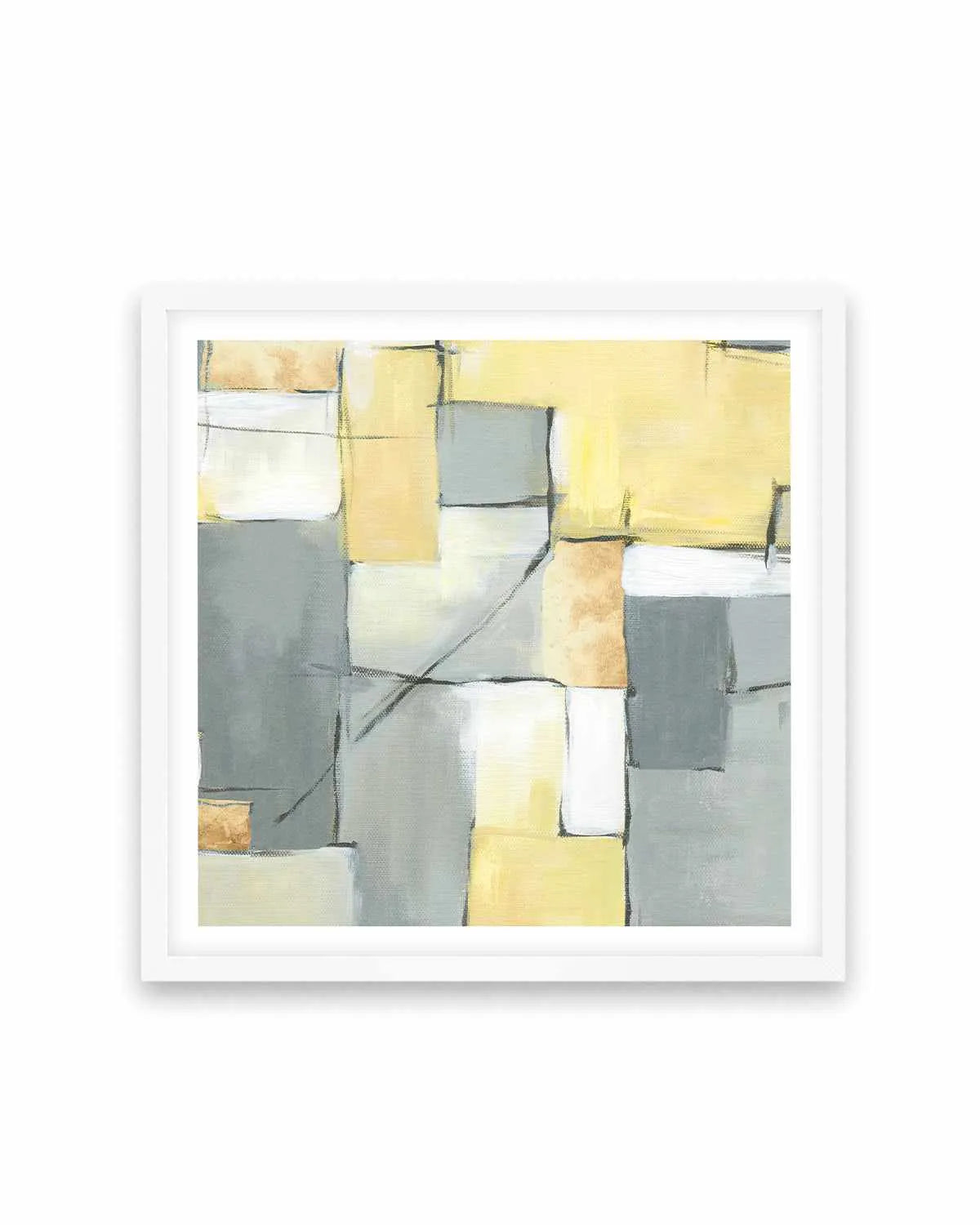 Golden Abstract I Art Print from Olive et Oriel where you can shop wallpaper and artworks online