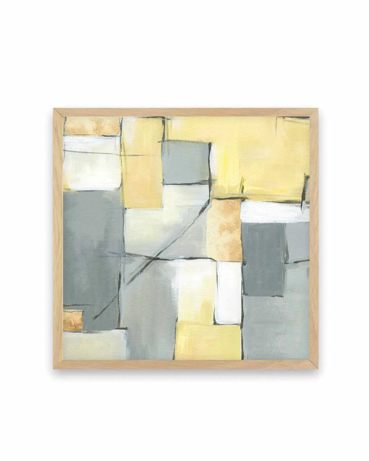 Golden Abstract I Art Print from Olive et Oriel where you can shop wallpaper and artworks online