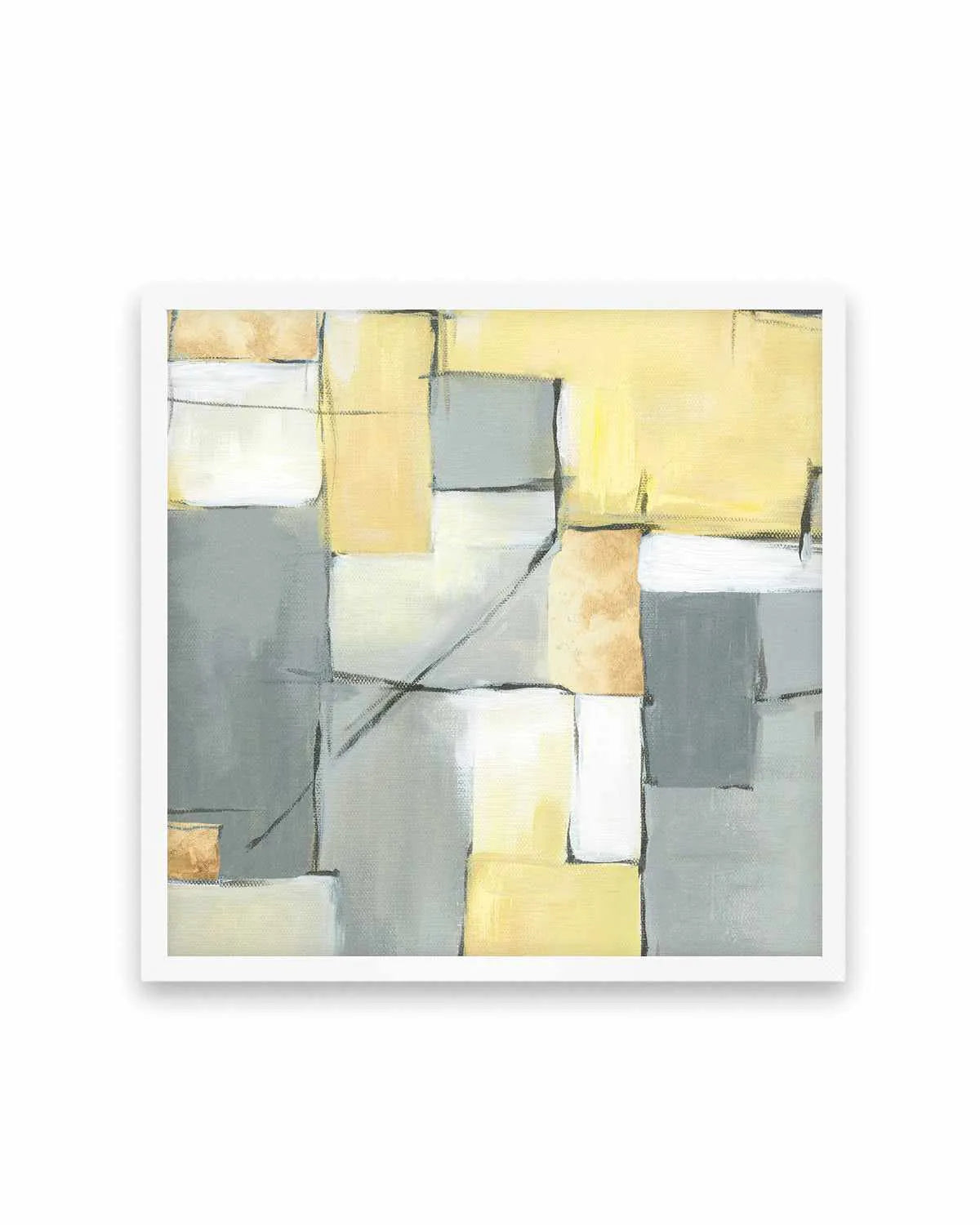 Golden Abstract I Art Print from Olive et Oriel where you can shop wallpaper and artworks online
