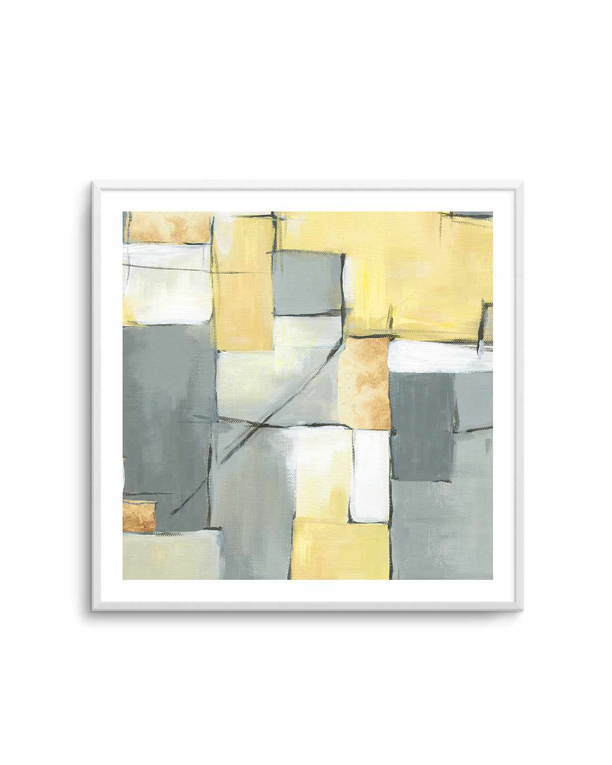 Golden Abstract I Art Print