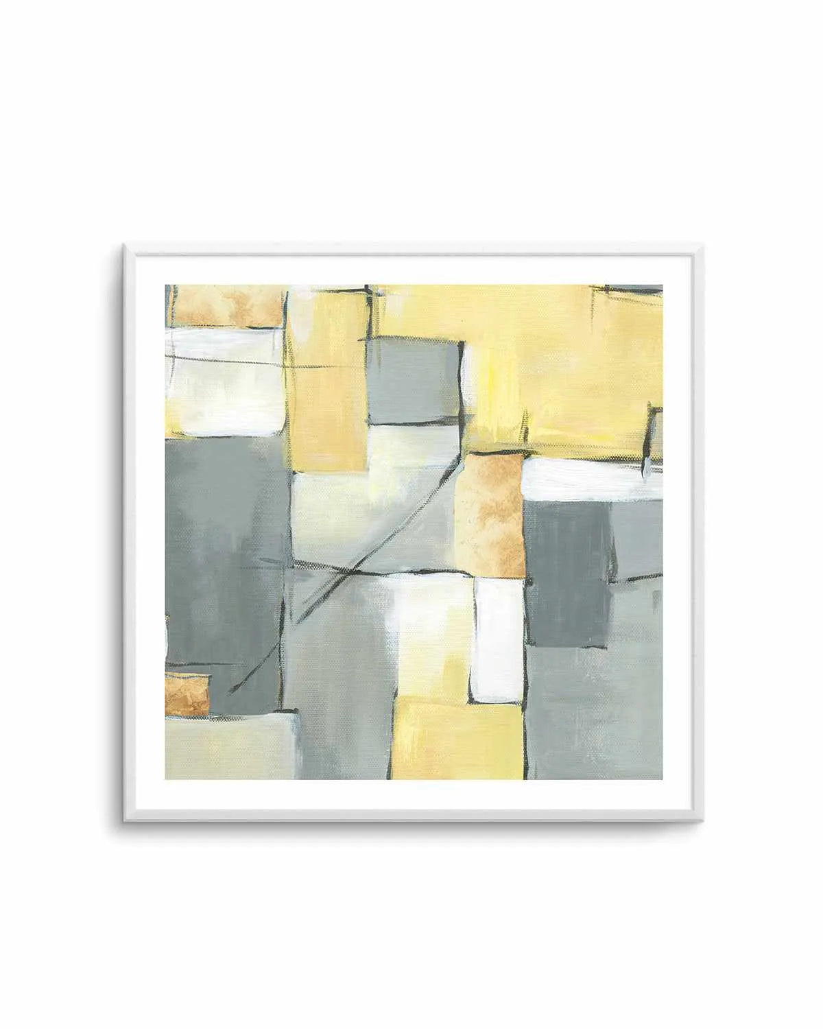 Golden Abstract I Art Print from Olive et Oriel where you can shop wallpaper and artworks online