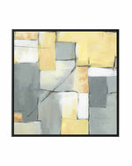 Golden Abstract I | Framed Canvas Art Print