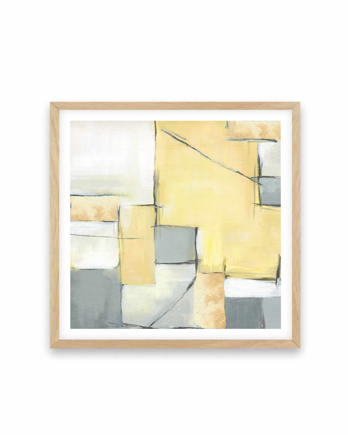 Golden Abstract II Art Print