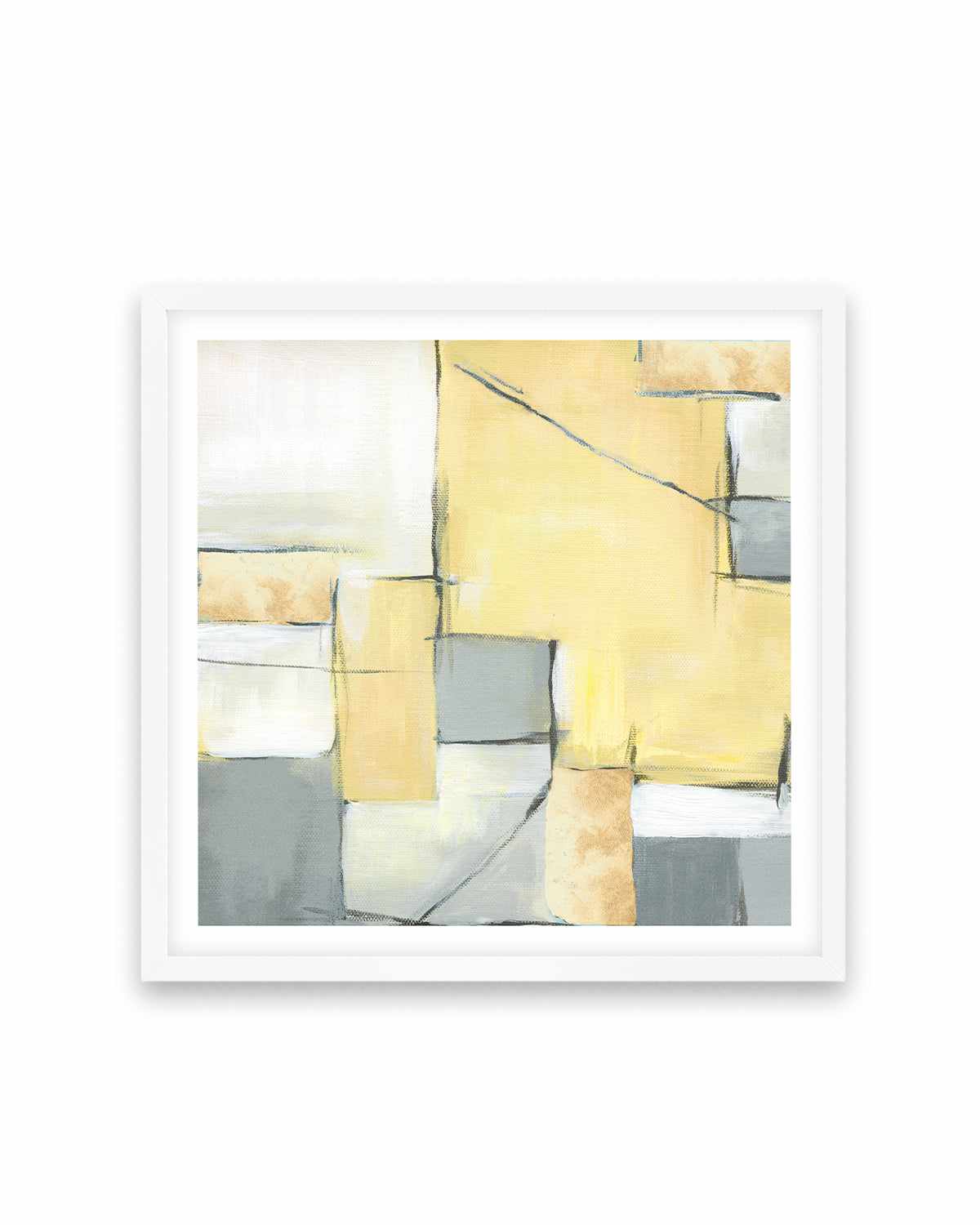 Golden Abstract II Art Print