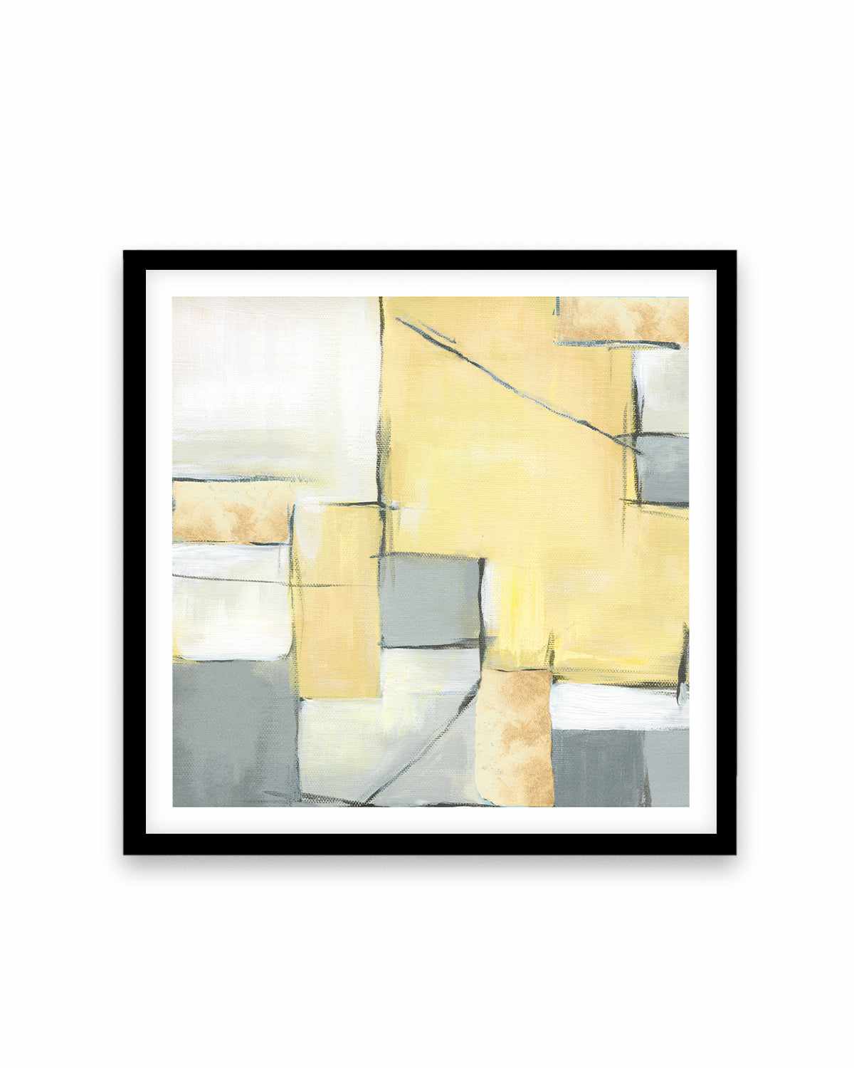 Golden Abstract II Art Print