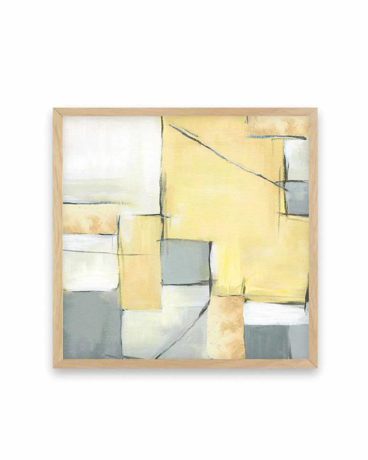 Golden Abstract II Art Print from Olive et Oriel where you can shop wallpaper and artworks online