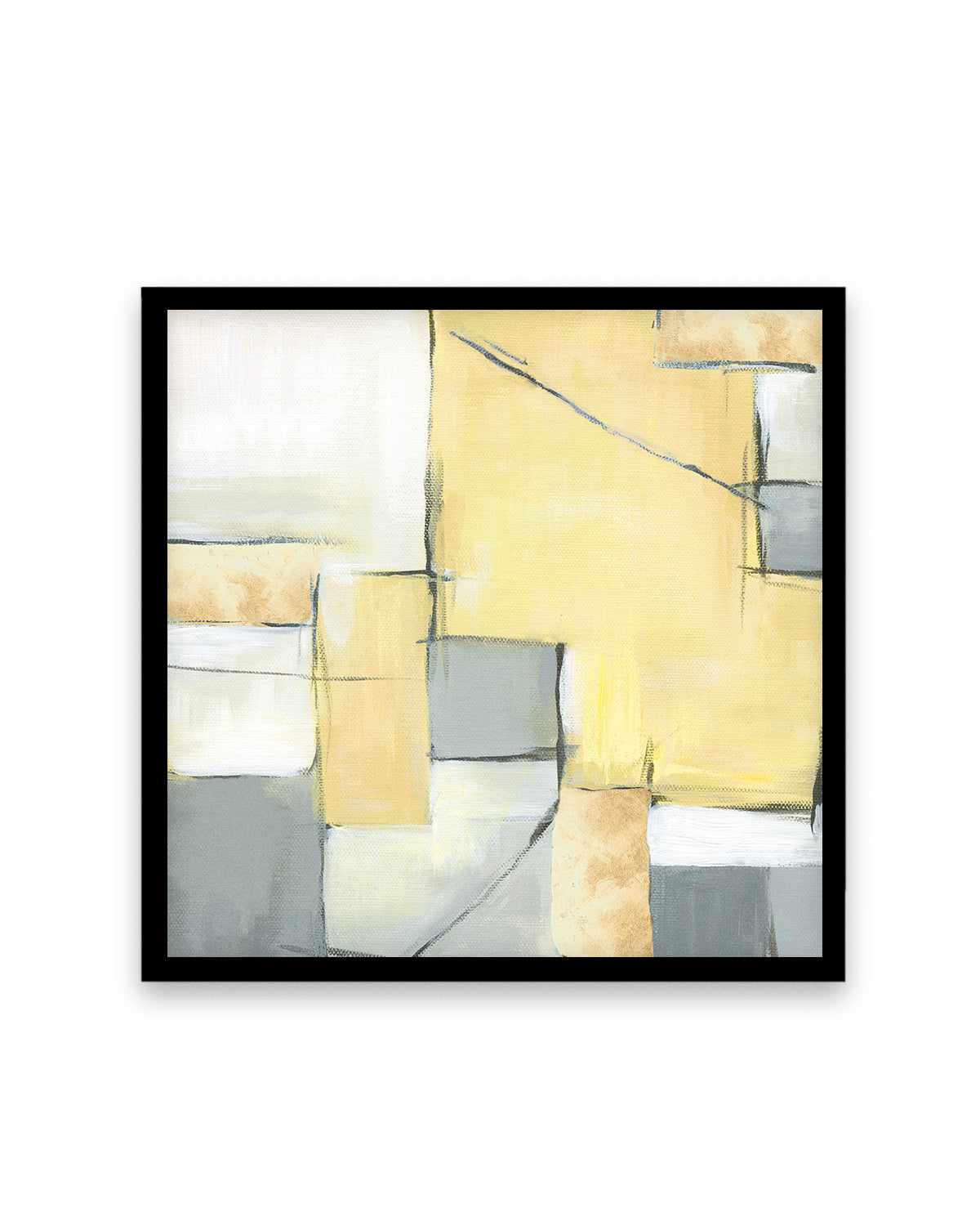 Golden Abstract II Art Print