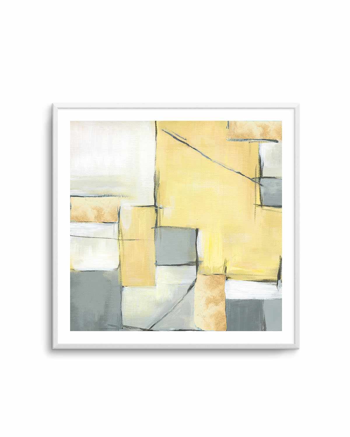 Golden Abstract II Art Print