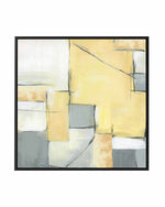 Golden Abstract II | Framed Canvas Art Print