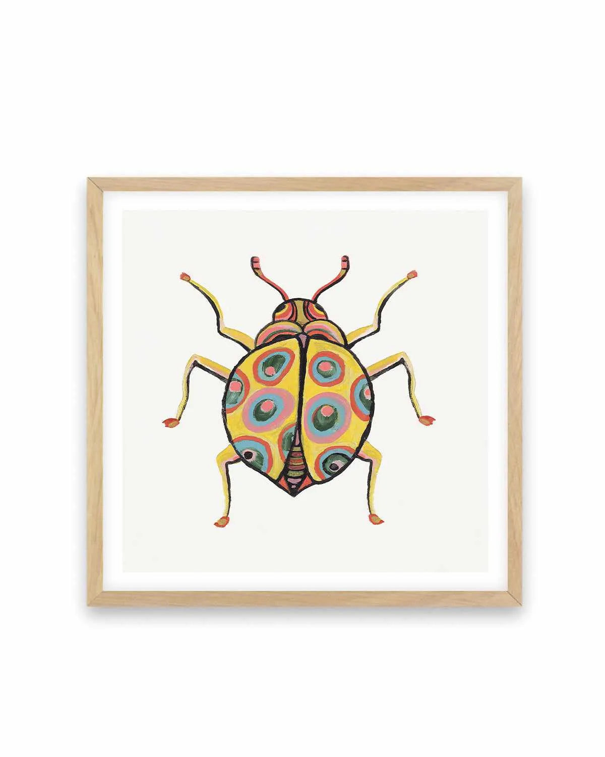 Golden Beetle Art Print from Olive et Oriel where you can shop wallpaper and artworks online