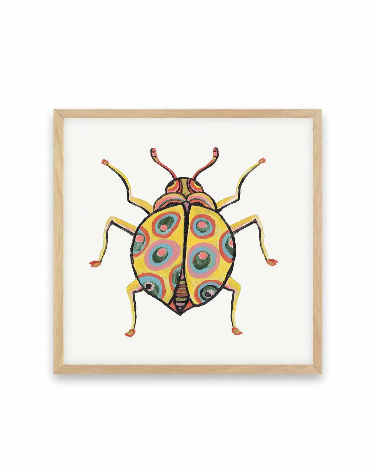 Golden Beetle Art Print from Olive et Oriel where you can shop wallpaper and artworks online