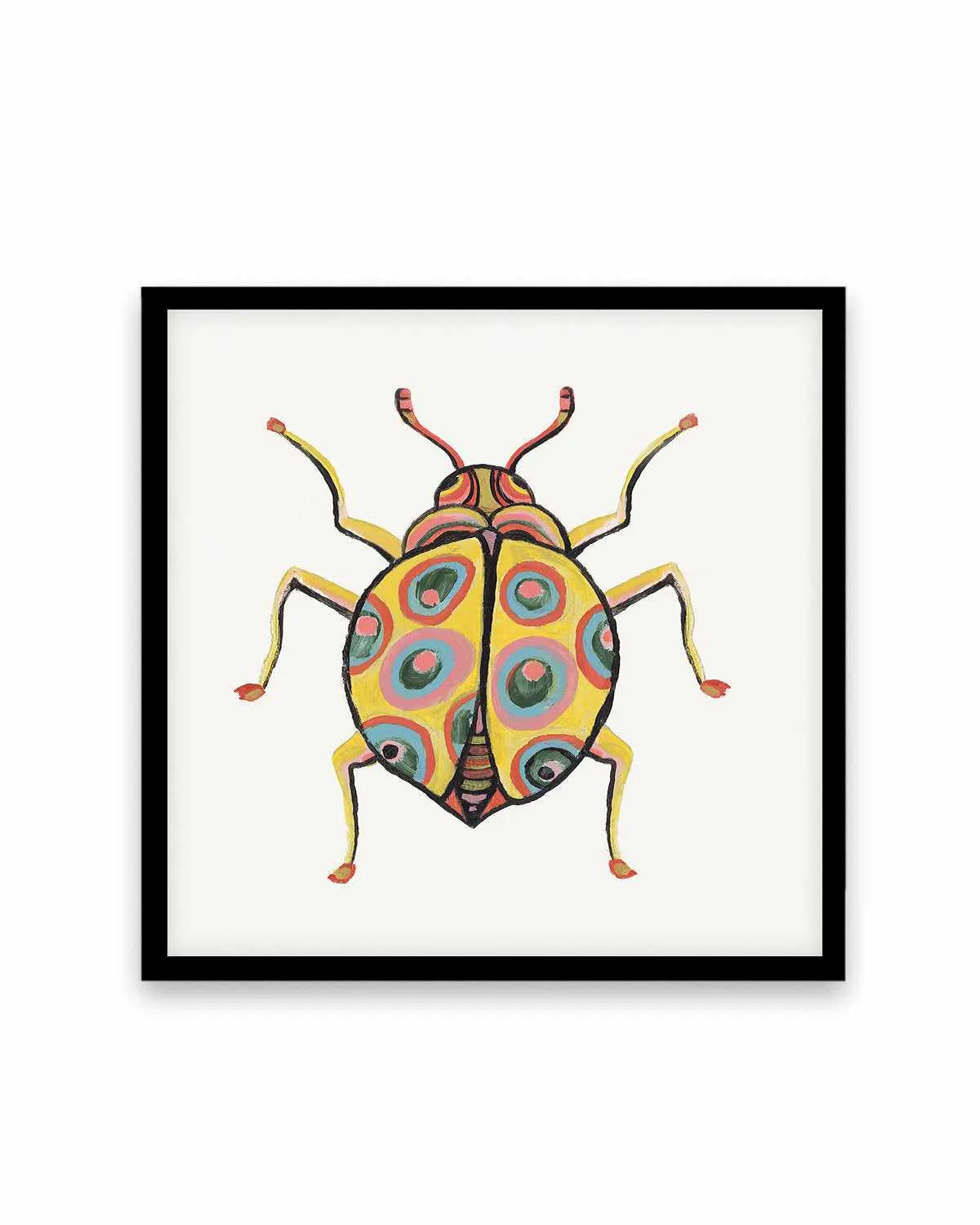 Golden Beetle Art Print from Olive et Oriel where you can shop wallpaper and artworks online