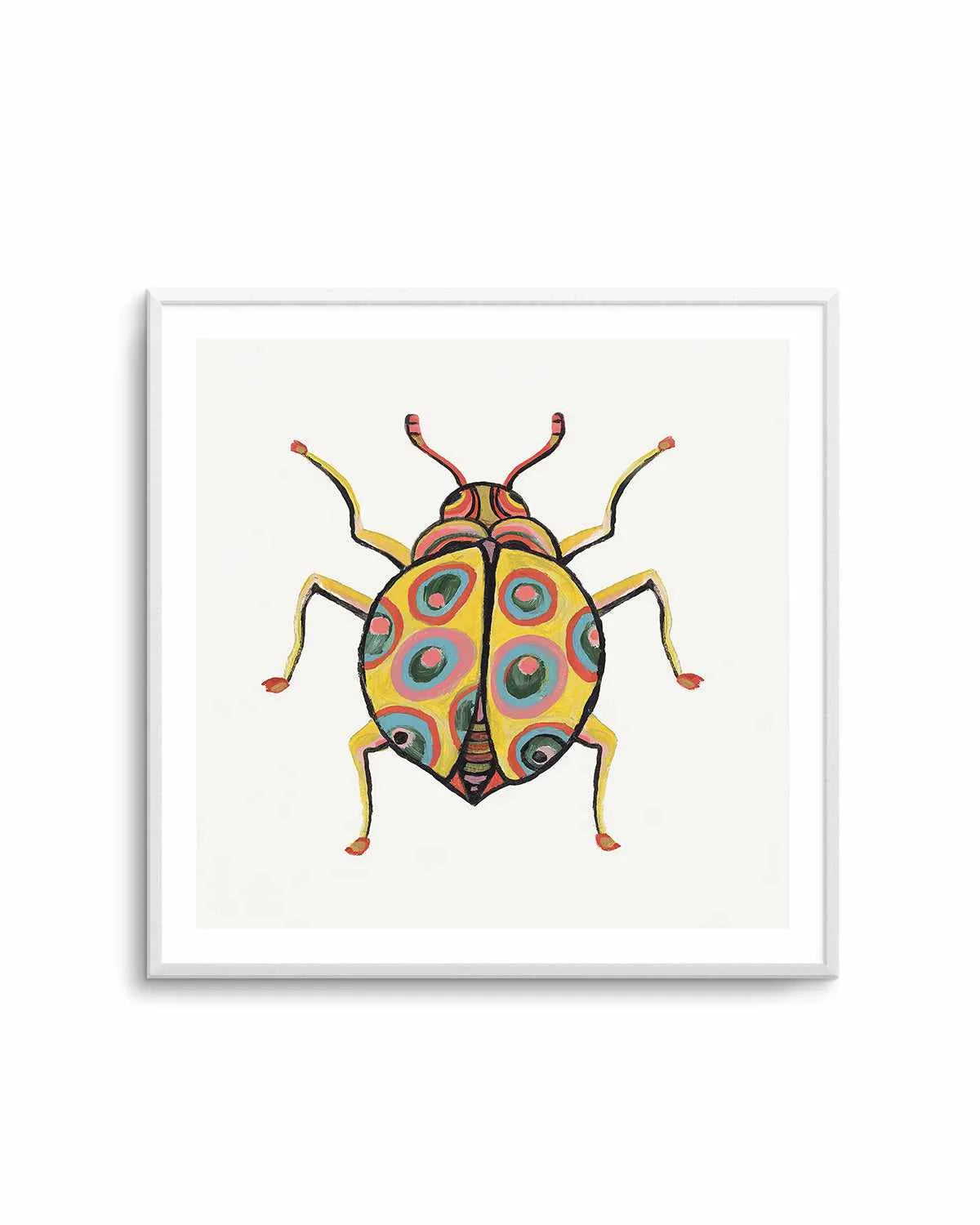 Golden Beetle Art Print from Olive et Oriel where you can shop wallpaper and artworks online