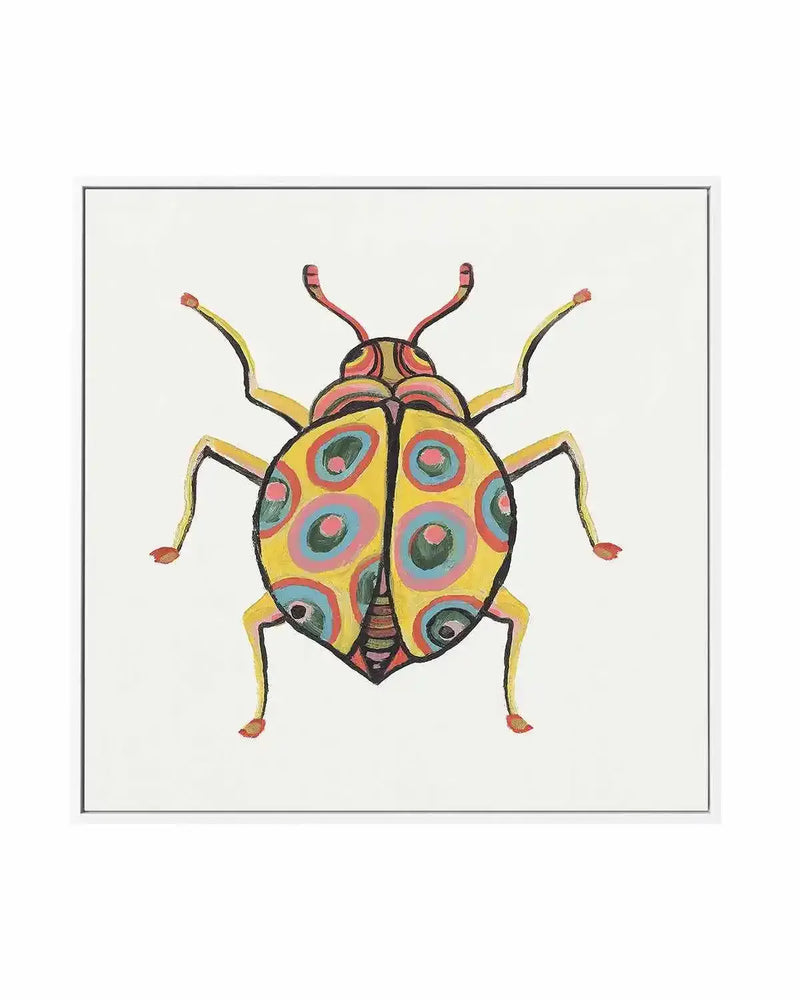 Golden Beetle | Framed Canvas Art Print from Olive et Oriel where you can shop wallpaper and artworks online