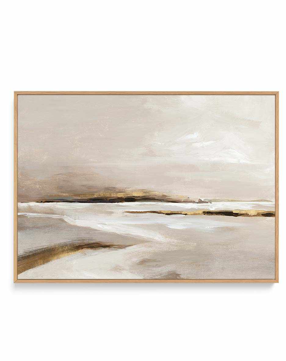 Golden Prairie | Framed Canvas Art Print